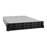 Synology RackStation RS3621RPxs - 144TB / 8x18TB / SATA / 12-Bays / USB / LAN / Rack (2U)