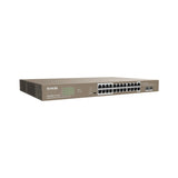 TENDA 24GE+2SFP Ethernet Switch With 24-Port PoE