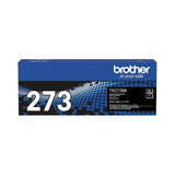 خرطوشة حبر طابعة Brother الأصلية TN273BK ذات إنتاجية قياسية باللون الأسود، تطبع حتى 1400 صفحة