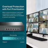 TP-Link 8-Port PoE+ SG1008MP Gigabit Desktop/Rackmount Switch 153W