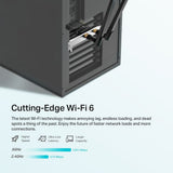 محول TP-Link AX1800 Wi-Fi 6 Bluetooth 5.2 PCIe