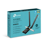 محول TP-Link AX1800 Wi-Fi 6 Bluetooth 5.2 PCIe