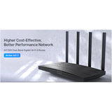 راوتر لاسلكي ثنائي النطاق TP-Link Archer AX12 (AX1500) بتقنية Wi-Fi 6 - 5 جيجاهرتز (1201 ميجابت في الثانية) / شبكة WAN جيجابت / شبكة LAN جيجابت