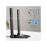محول USB لاسلكي عالي الكسب مزود بهوائيين مزدوجين من TP-Link Archer TX20U Plus AX1800