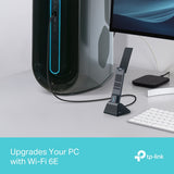 TP-Link Archer TXE50UH AXE3000 Wi-Fi 6E High Gain Wireless USB Adapter