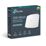 نقطة وصول لاسلكية من نوع N من TP-Link (EAP110) تُثبّت على السقف - 5 جيجاهرتز (300 ميجابت في الثانية) / شبكة محلية