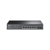 مفتاح TP-Link JetStream الذكي ذو 10 منافذ جيجابت مع 8 منافذ PoE+