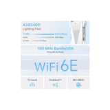 TP-Link (RE815XE)AXE5400 Mesh Wi-Fi 6E Range Extender - 6GHz (2402 Mbps) / Gigabit LAN