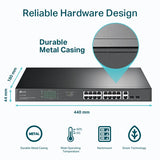 TP-Link SG1218MP 18-Port Gigabit Rackmount Switch with 16-Port PoE+ (250W)
