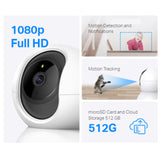 كاميرا مراقبة منزلية لاسلكية TP-Link TAPO C200 قابلة للتحريك والإمالة - دقة 1080P FHD