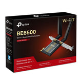 محول TP-Link TBE400E BE6500 واي فاي 7 بلوتوث 5.4 PCIe