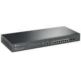 مفتاح TP-Link (TL-SG3210XHP-M2) JetStream ذو 8 منافذ 2.5GBASE-T ومنفذين 10GE SFP+ من الطبقة الثانية مُدار مع 8 منافذ PoE+ - 80 جيجابت في الثانية / Micro-USB / LAN