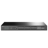 TP-Link (TL-SG3428XF) JetStream 24-Port SFP L2+ Managed Switch with 4 10GE SFP+ Slots - 128Gbps / Micro-USB / LAN