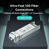 جهاز إرسال واستقبال TP-Link TL-SM5110-SR متعدد الأوضاع 10GBase-SR SFP+ LC