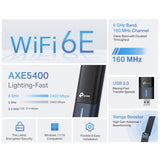 محول USB لاسلكي عالي الكسب من نوع TP-Link TXE70UH AXE5400 بتقنية WiFi 6E