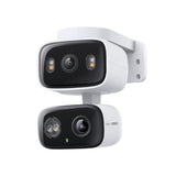 TP-Link (Tapo C246D) Indoor/Outdoor Dual Lens Pan/Tilt Security Camera - H.264 / 2304 × 1296 / 2.4 GHz - White