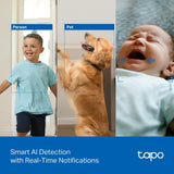 TP-Link Tapo C250 4K Pan/Tilt AI Home Security WiFi Camera