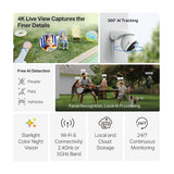 TP-Link Tapo C560WS Outdoor Pan/Tilt Security 18X Digital Zoom Wi-Fi Camera 4K