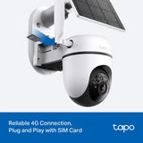 TP-Link Tapo C615G KIT 2K Solar-Powered Pan/Tilt 4G LTE Security Camera Kit