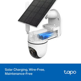 TP-Link Tapo C615G KIT 2K Solar-Powered Pan/Tilt 4G LTE Security Camera Kit