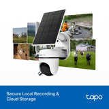 TP-Link Tapo C615G KIT 2K Solar-Powered Pan/Tilt 4G LTE Security Camera Kit