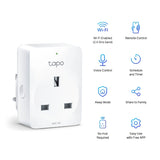 TP-Link Tapo P100 (Pack of 2) Mini Smart Wi-Fi Socket