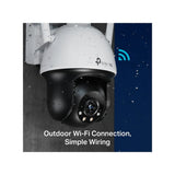 TP-Link (VIGI C540-W) VIGI 4MP Outdoor Full-Color Wi-Fi Pan Tilt Network Camera - 2560 X 1440 / LAN
