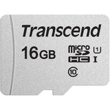 بطاقة ذاكرة ترانسيند 16 جيجابايت microSDXC/SDHC 300S بسرعة تصل إلى 95 ميجابايت/ثانية
