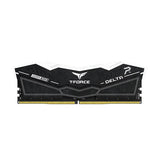 ذاكرة الوصول العشوائي المكتبية Teamgroup T-Force Delta RGB سعة 64 جيجابايت (32 جيجابايت × 2) DDR5 بسرعة 6000 ميجاهرتز (أسود)