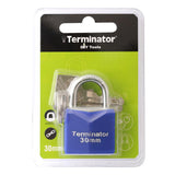 Terminator Pad Lock 30MM - Blue