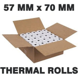 Thermal Roll 57 X 70 Mm (100 Rolls Per Carton)-Thermal Rolls-Other-Star Light Kuwait