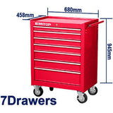 Tools Cabinet 7 Drawers With Wheels (2) Emtop Brand - Bas Kuwait-Filiing Accessories-Bab Al-Saif Est-Star Light Kuwait
