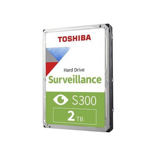 Toshiba 2Tb S300 Surveillance 3.5" Sata Internal Hard Drive. 24/7 Operation, (Hdwt720Uzsva)-Ssd-Toshiba-Star Light Kuwait