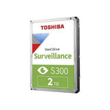 Toshiba 2Tb S300 Surveillance 3.5" Sata Internal Hard Drive. 24/7 Operation, (Hdwt720Uzsva)-Ssd-Toshiba-Star Light Kuwait