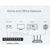 Tp-Link Ls108G 8-Port 10/100/1000Mbps Desktop Network Switch-Tp Link-TP Link-Star Light Kuwait