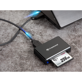 Transcend CFast 2.0 RDF2 USB 3.1 Gen 1 Interface Card Reader for CFast Memory Cards USB Type-A, Black – TS-RDF2