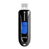 محرك أقراص فلاش Transcend USB 3.1 بدون غطاء TS512GJF790K أسود