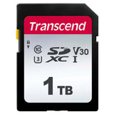 Transcend 1 TB 300S (SD Card), Memory Card, SD Card, U3, V30, 4K UHD, Up to 100/85 MB/s