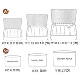 Travel Laundry Pouch 6Pcs Set - Blue