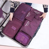 Travel Laundry Pouch 6Pcs Set - Grey