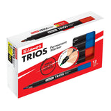Luxor- Permanent Marker Trios Blue (1-2Mm) Packet Of 12