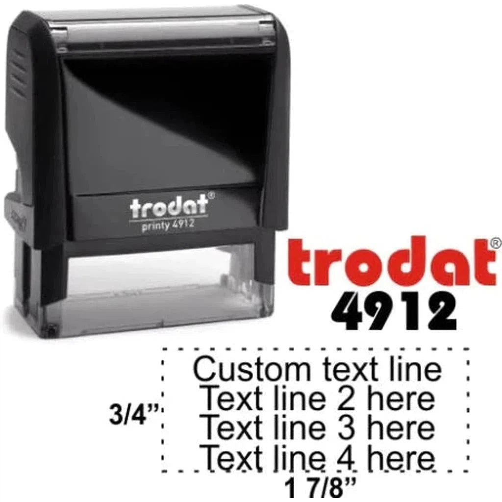 Trodat 4912 Customised Stamp-Customized Stamps-TRODAT-Star Light Kuwait
