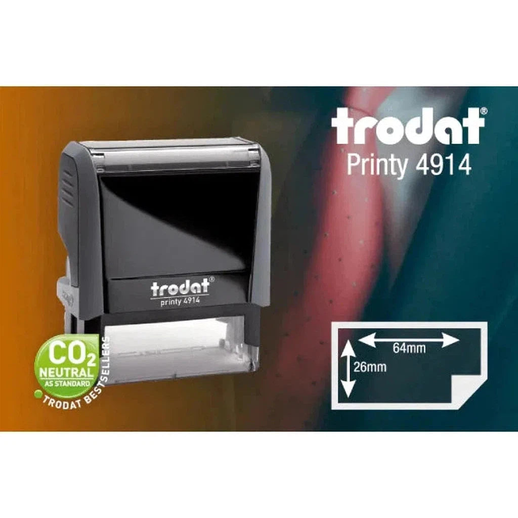 Trodat Customised Stamp (4914)-Customized Stamps-TRODAT-Star Light Kuwait