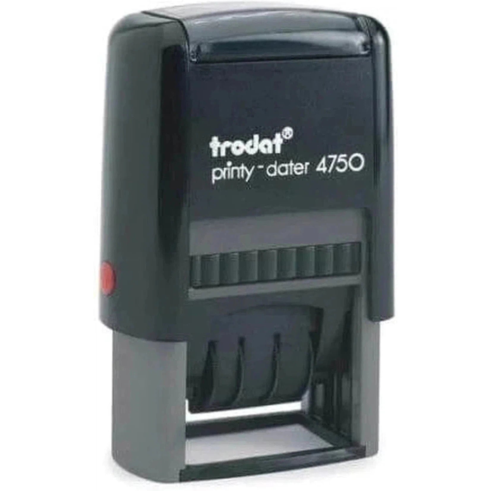 Trodat Printy 4750 Self Inking Dater Stamp "Paid" - Blue-Office Stamp-TRODAT-Star Light Kuwait