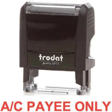 Trodat Printy 4911 Stamp "A-C Payee Only" - Red-Office Stamp-TRODAT-Star Light Kuwait