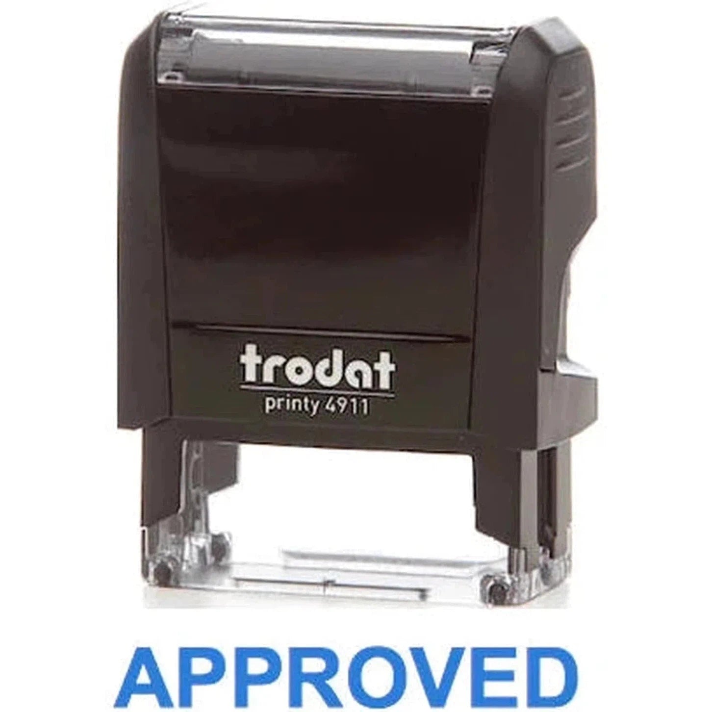 Trodat Printy 4911 Stamp "Approved" - Blue-Office Stamp-TRODAT-Star Light Kuwait