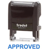 Trodat Printy 4911 Stamp "Approved" - Blue-Office Stamp-TRODAT-Star Light Kuwait