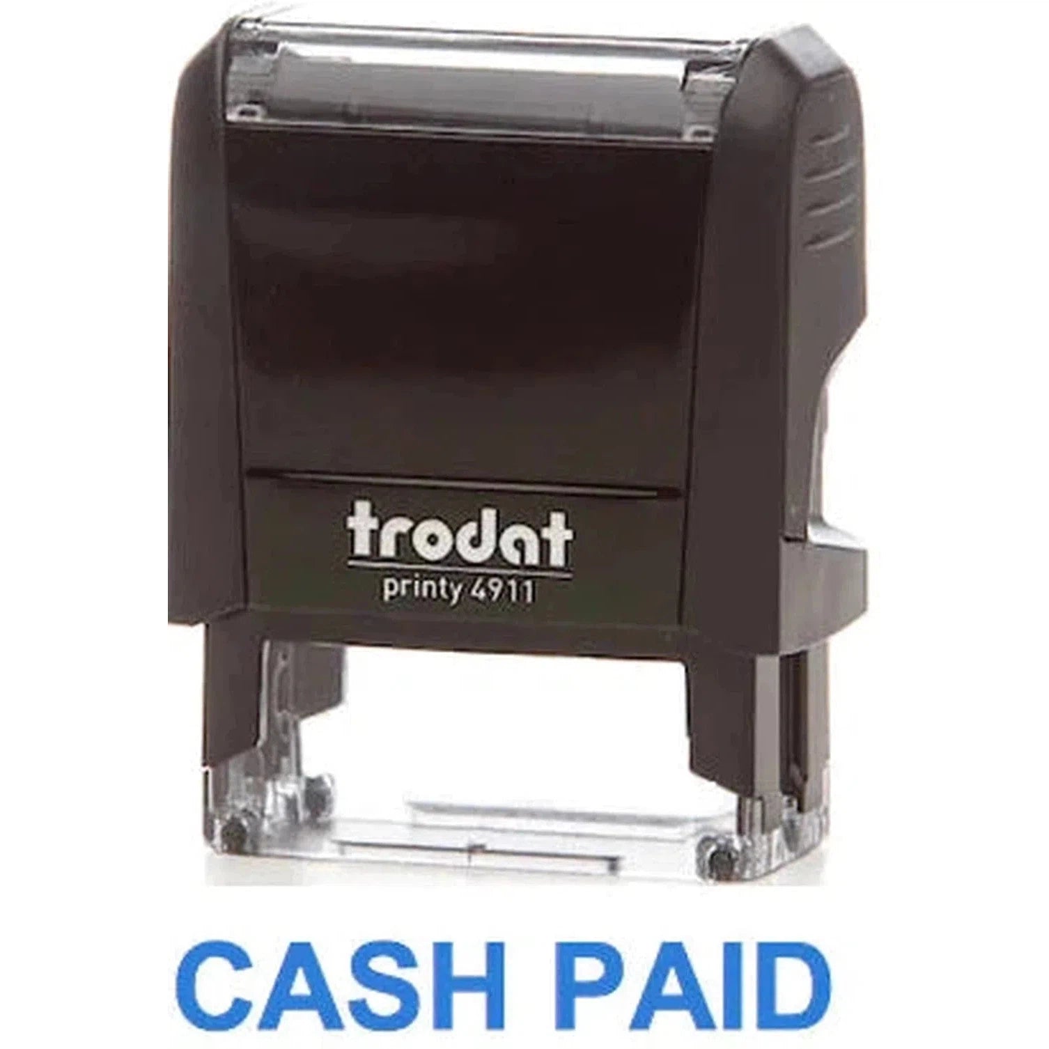 Trodat Printy 4911 Stamp "Cash Paid" - Blue-Office Stamp-TRODAT-Star Light Kuwait