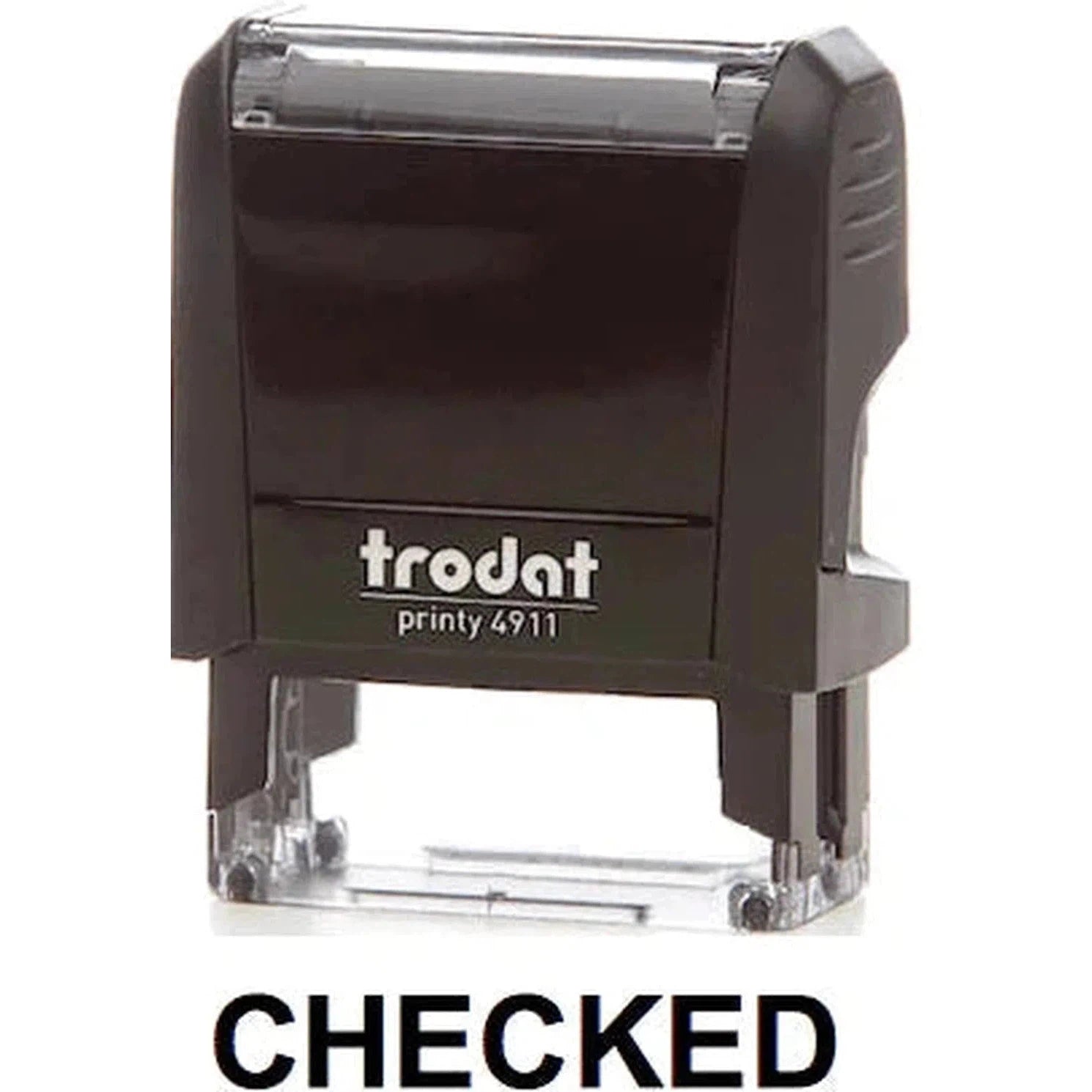 Trodat Printy 4911 Stamp "Checked" - Black-Office Stamp-TRODAT-Star Light Kuwait