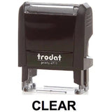 Trodat Printy 4911 Stamp "Clear" - Black-Office Stamp-TRODAT-Star Light Kuwait